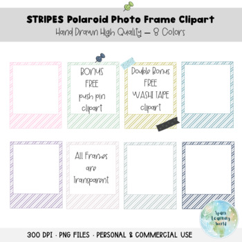 polaroid frame clipart