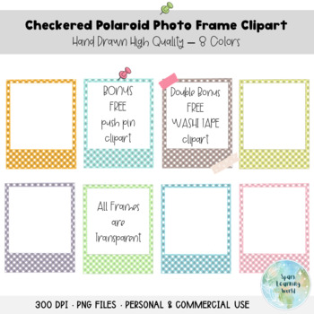 polaroid frame clipart