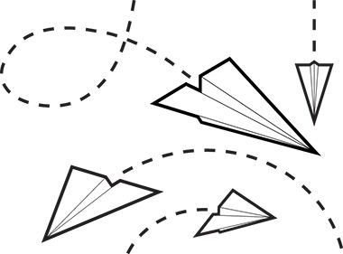 Paper Airplane Doodle Icon Graphic by DigiArd · Creative Fabrica