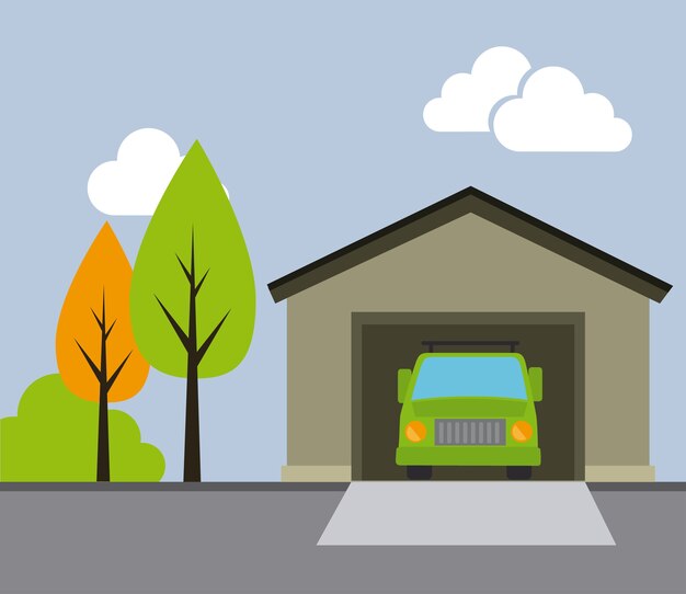 9,400+ Garage Clipart Illustrations, Royalty-Free Vector Graphics 