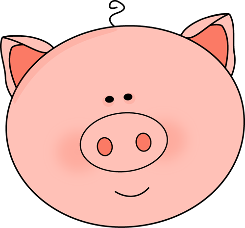 pig clipart face