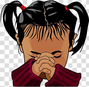 children praying hands clipart