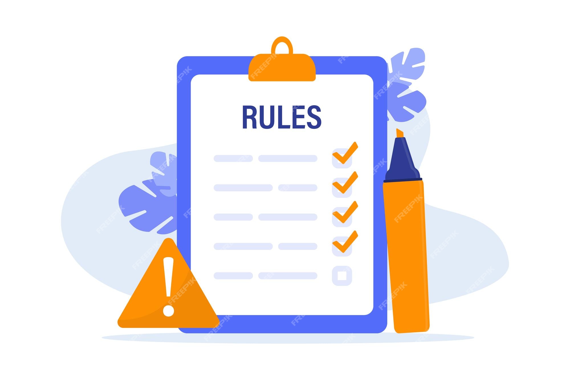 Kids Rules Vector Art Icons And Graphics For Free Download Clip Art 