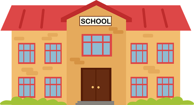 3,874 School Building Clipart Images, Stock Photos, 3D objects 