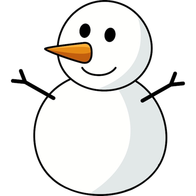 Snowman Clipart Winter Free SVG File - SVG Heart - Clip Art Library