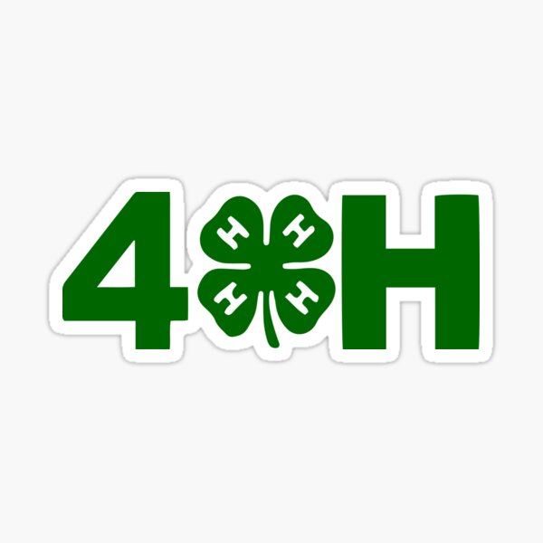 Shape Clipart: 4 Leaf Clover Logo for 4H in Green Solid and Outline Shape Clipart: 4 Leaf Clover Logo for 4H in Green Solid and Outline