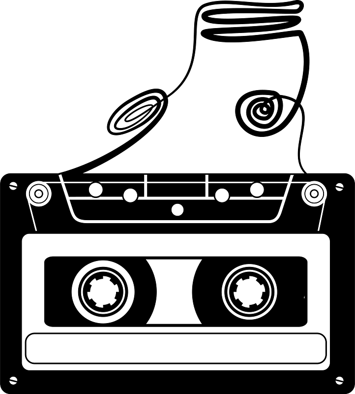 Cassette Tape Royalty Free SVG, Cliparts, Vectors, and Stock