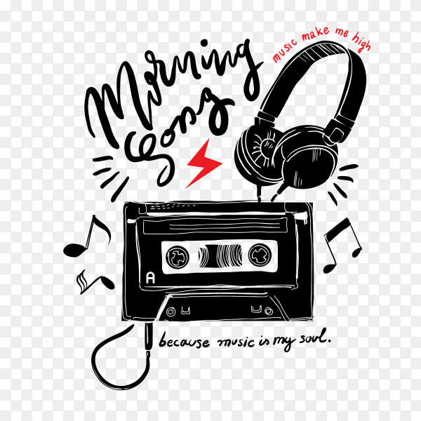 Retro cassette clipart By Paper Farms | TheHungryJPEG
