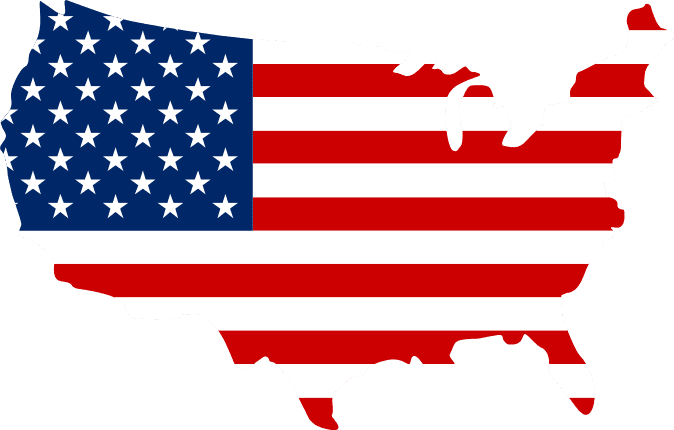 united states flag clipart