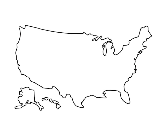 United States Map Clip Art | Us map printable, United states map - Clip ...