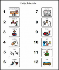 Teacch Tip #1 Visual Schedule 