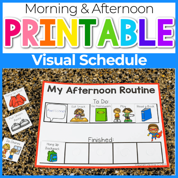 Visual Schedule - Clip Art Library