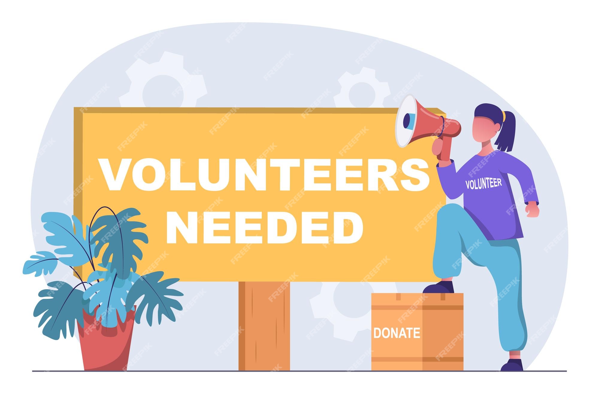 Volunteers Needed Stock Illustrations – 402 Volunteers Needed - Clip ...