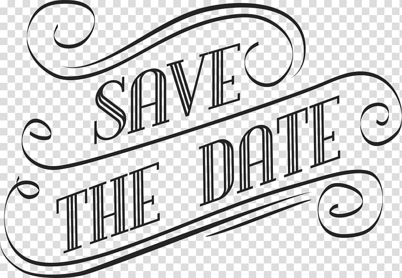 save the date clipart free