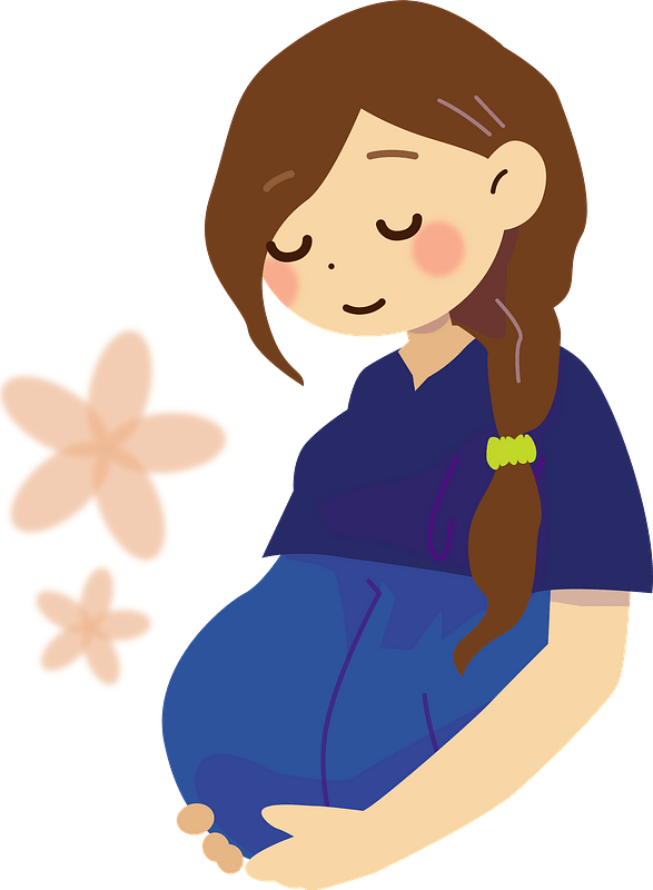 clipart pregnant woman