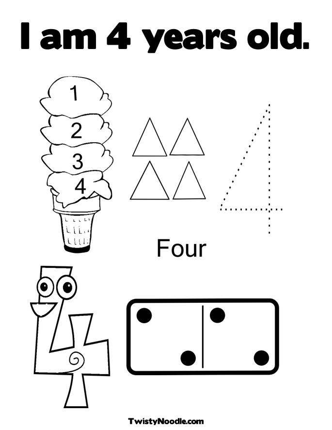 Worksheet Activity For 4 Year Olds Clip Art Library