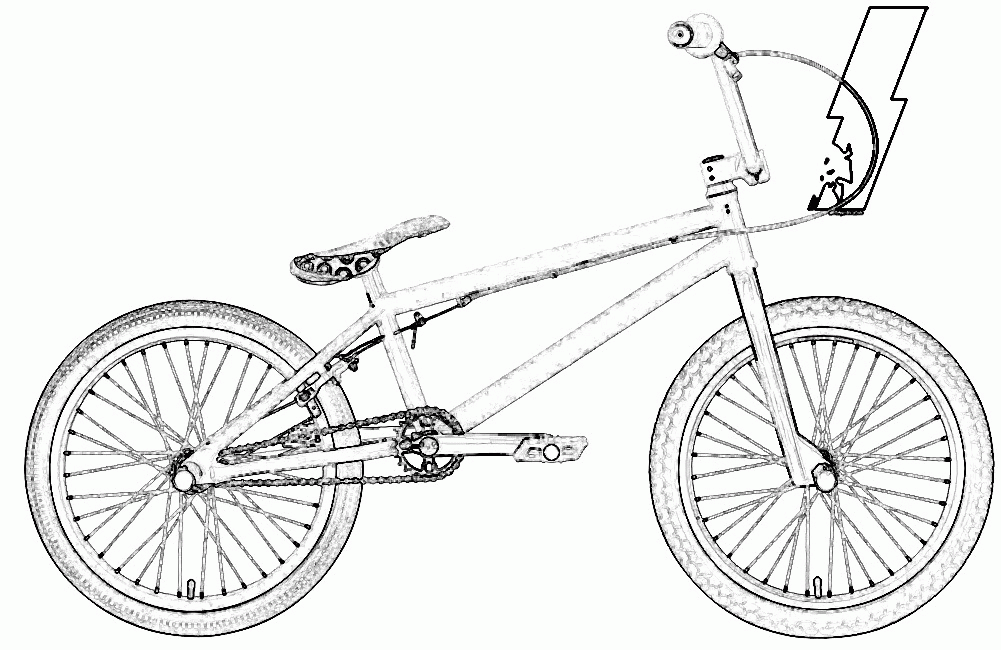 Did Adult Bmx Coloring Page, Printable Bmx Bike Coloring Pages