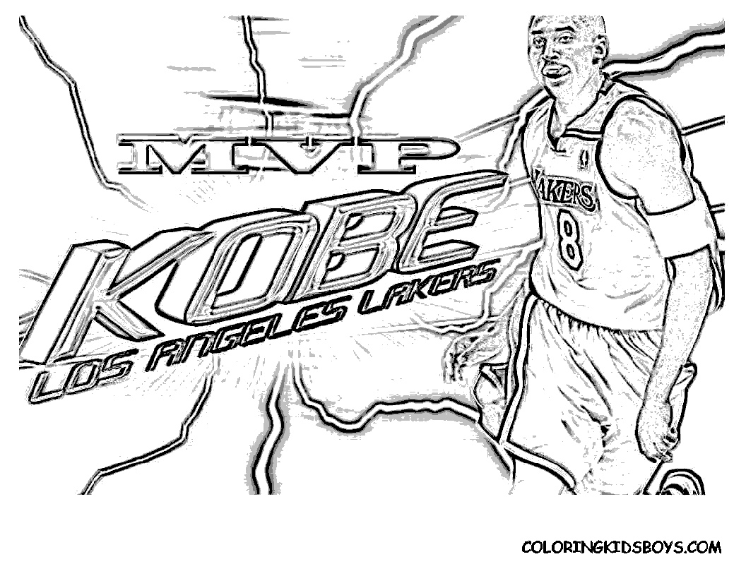 Big Boss Basketball Coloring Pictures | Basketball Players | Free