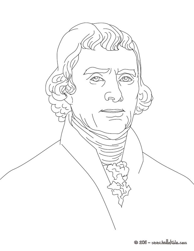 Thomas Jefferson Drawing by Jeremiah Cook  Fine Art America