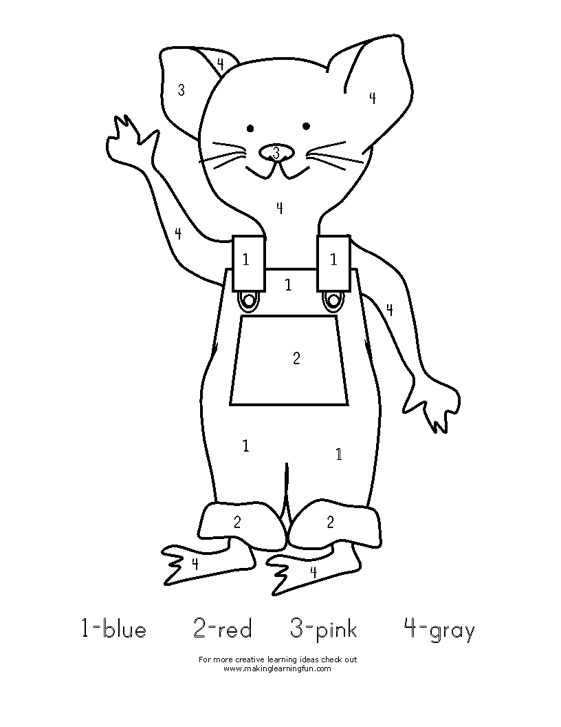 give a mouse a cookie coloring pages