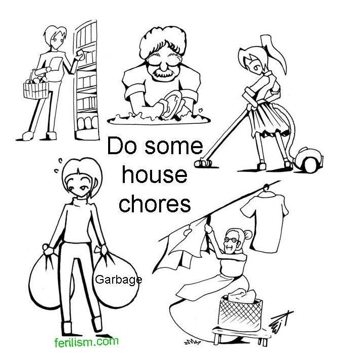 household-chores-kids-pages