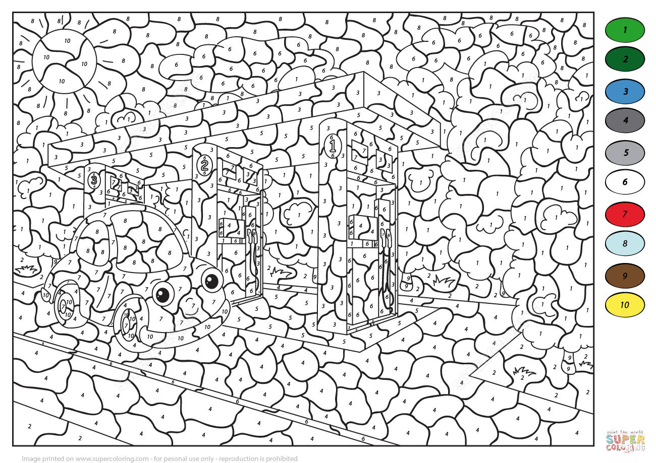 143+ Thousand Color By Number Coloring Page Royalty-Free Images