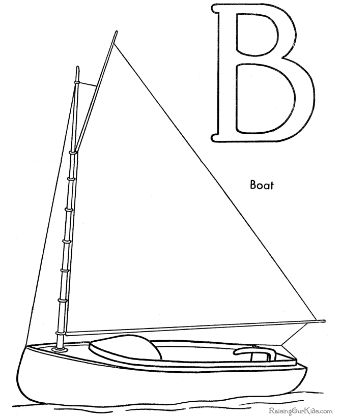 Coloring pages of Boats!
