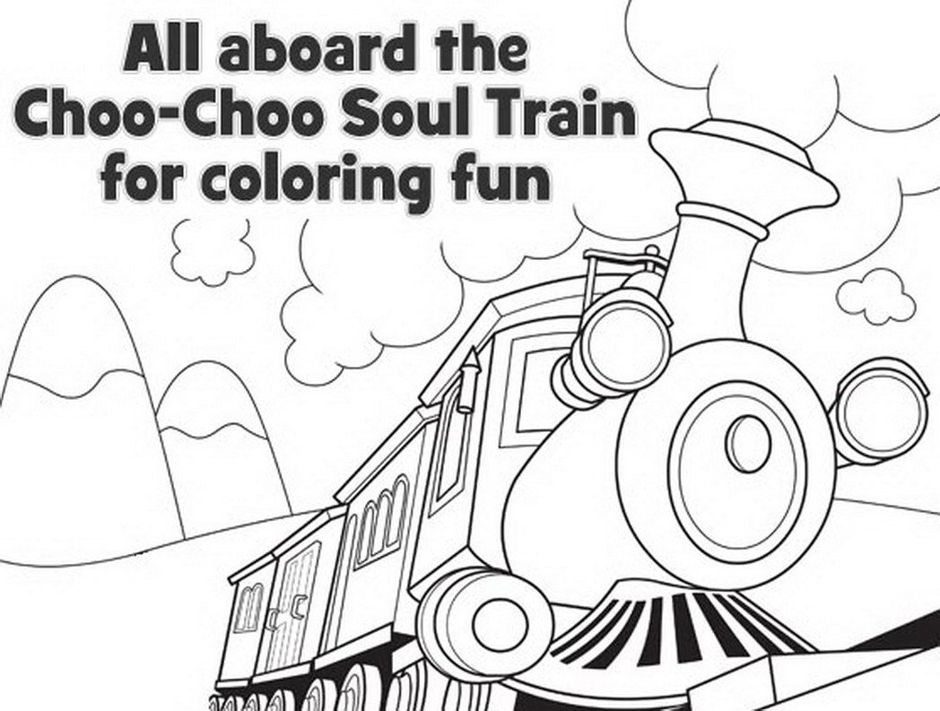 All Aboard! Choo Choo Train Coloring Page  Train coloring pages, Coloring  pages, Cool coloring pages