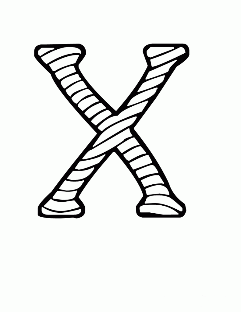 Free Letter X Coloring Pages Download Free Letter X Coloring Pages Png ...