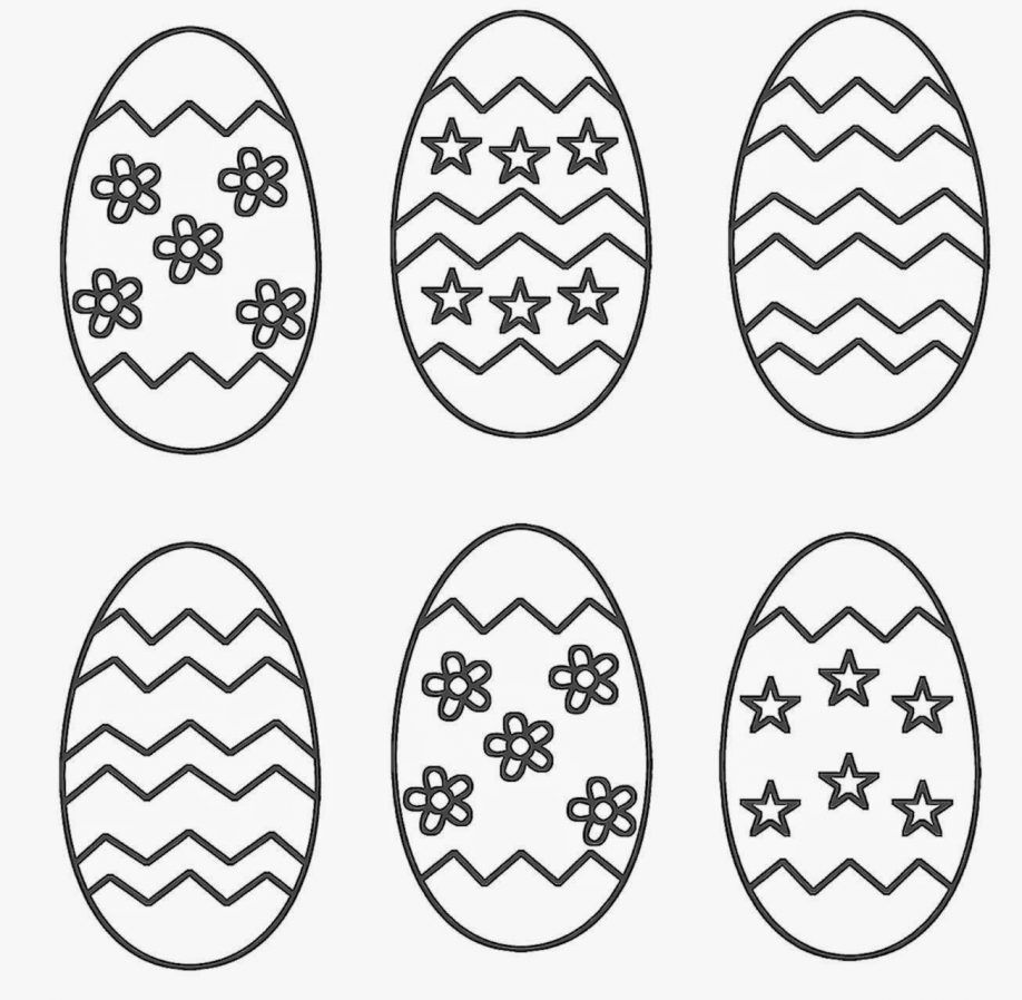 Empty Easter Basket Coloring Page