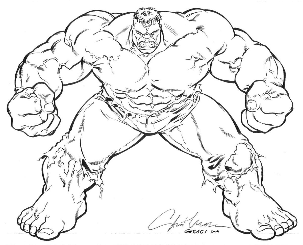 Doodle 555 – Red Hulk and Spock | Doodle a Day