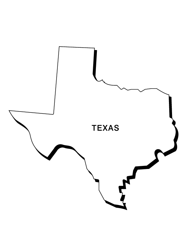 map of texas counties - Clip Art Library