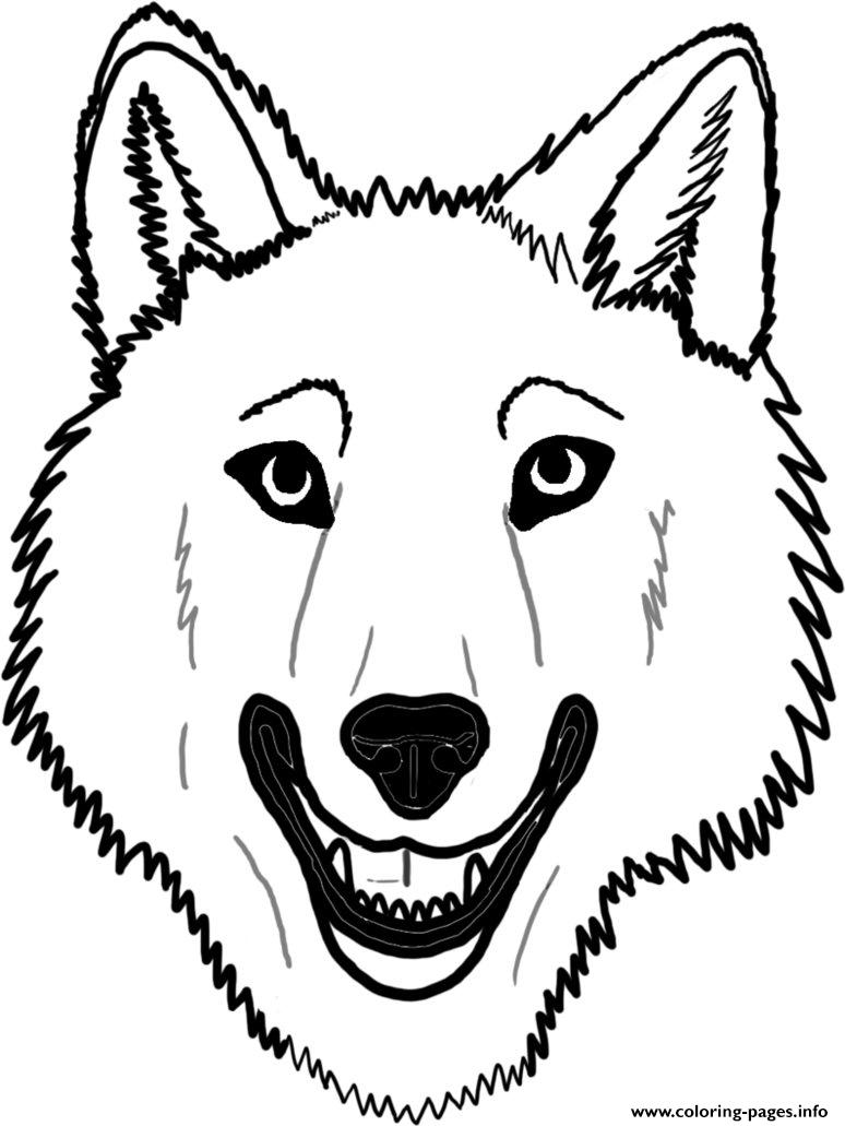 wolf cartoon coloring pages - Clip Art Library