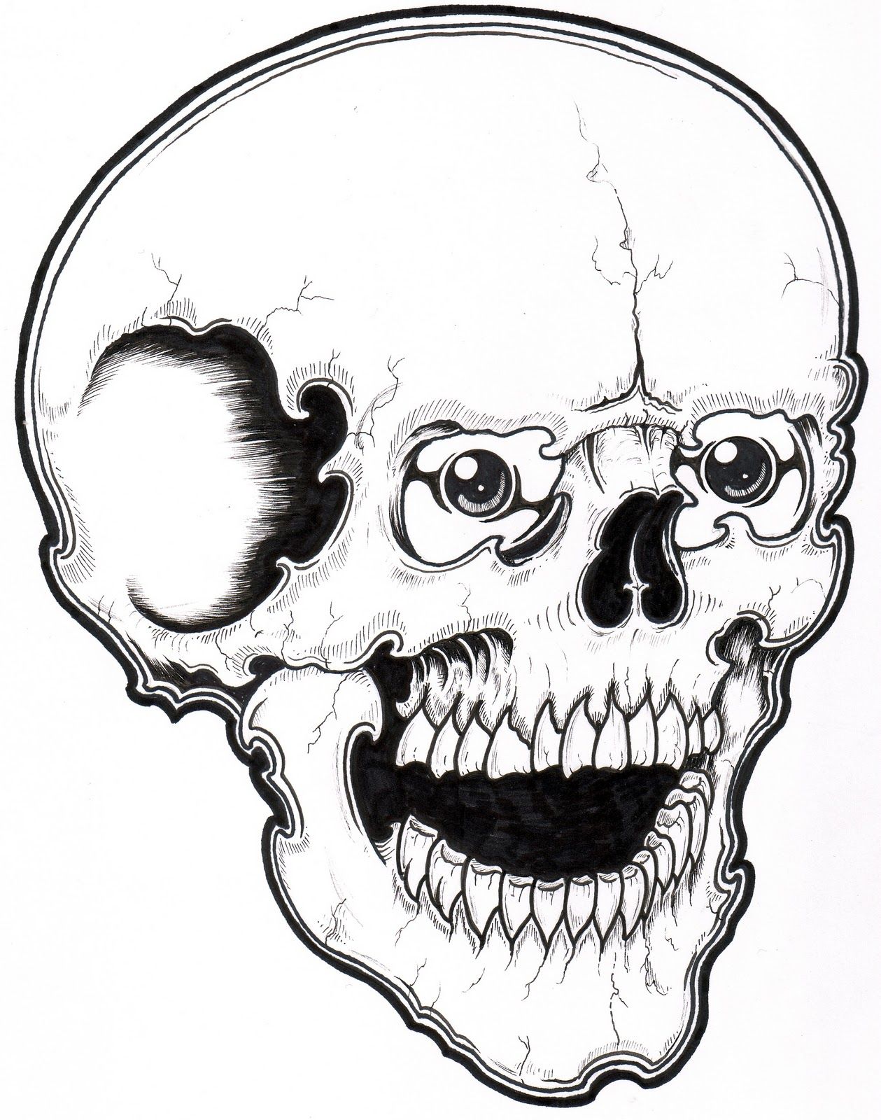 Free Skull Coloring Pages To Print, Download Free Skull Coloring Pages ...