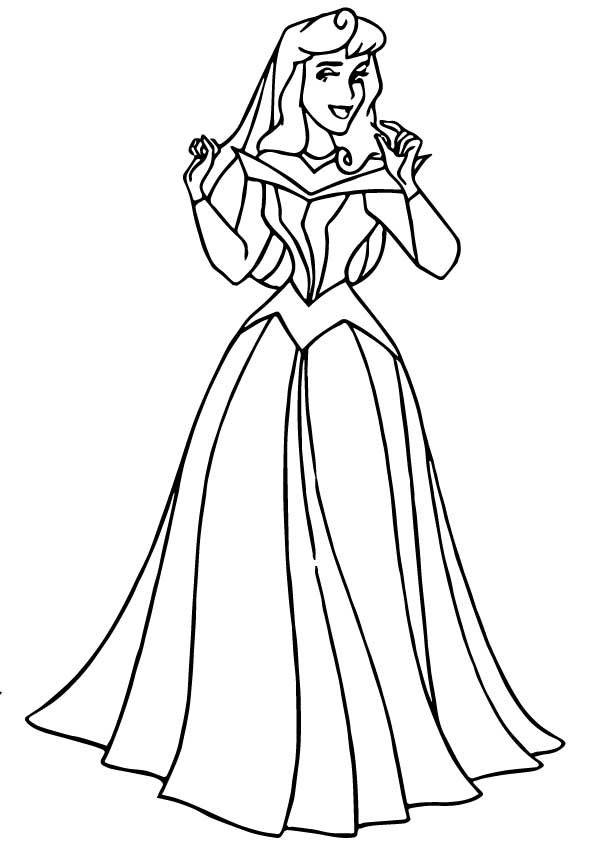 Sleeping Beauty – Prince and Princess Coloring Pages | Coloring