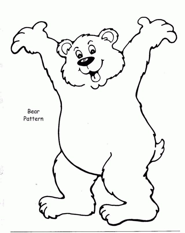 Brown Bear Coloring Book Pages Printable Coloring Sheet