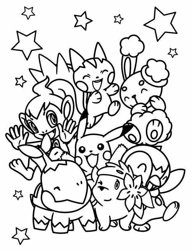 pokemon colouring pages - Clip Art Library