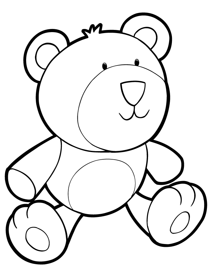Coloring Pages Of Teddy Bears