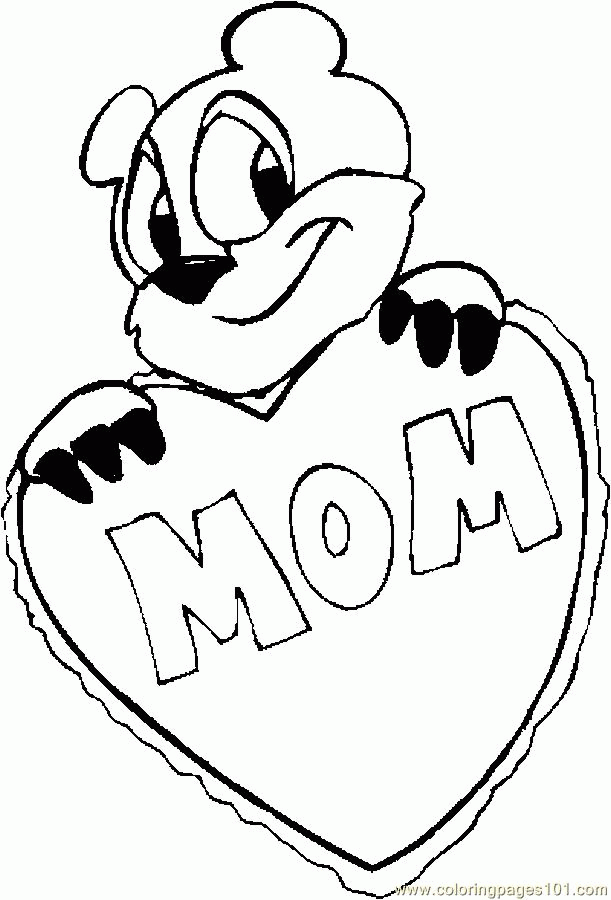 Sketch of mother and daughter with a heart mother day - vector. | CanStock
