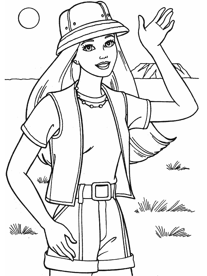 Barbie coloring pages | Coloring