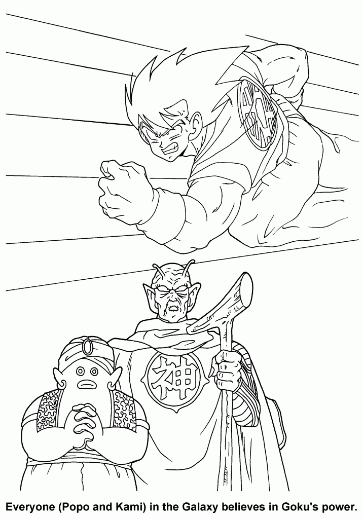 dbz krillin colouring pages - Clip Art Library
