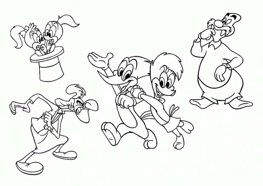 Funny: Printable Woody Woodpecker Coloring Pages Picture