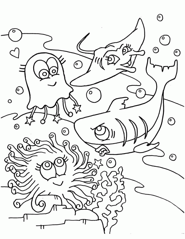 Octopus Free| Coloring Pages for Kids Octopus Coloring Page