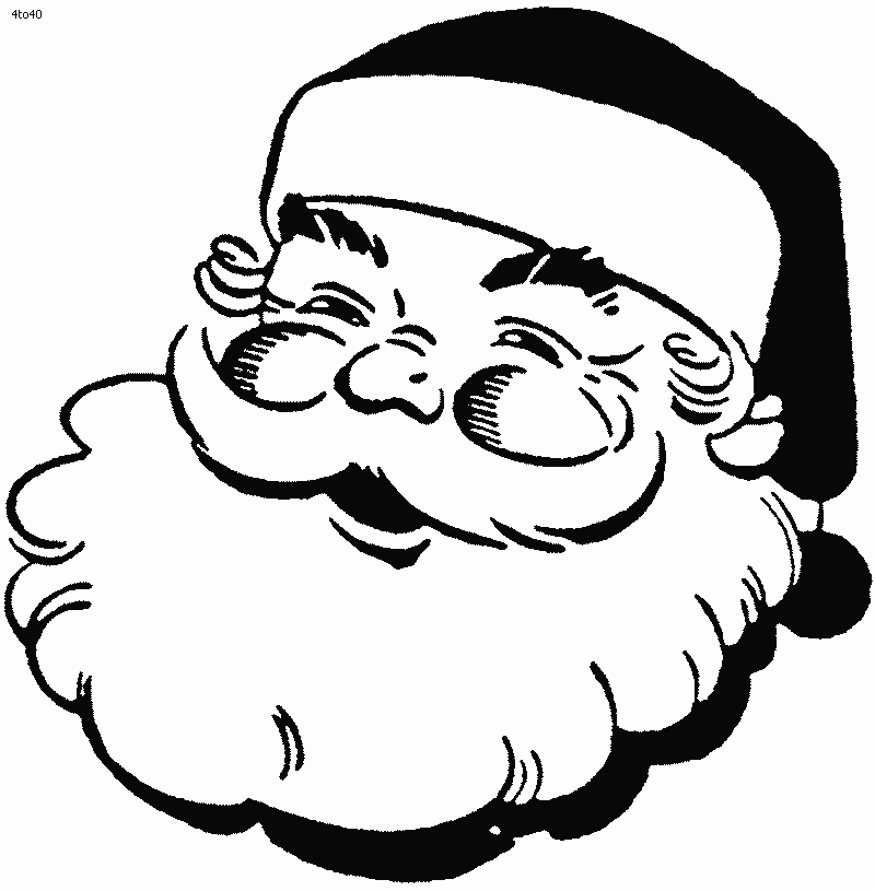 Santa Claus Template Printable