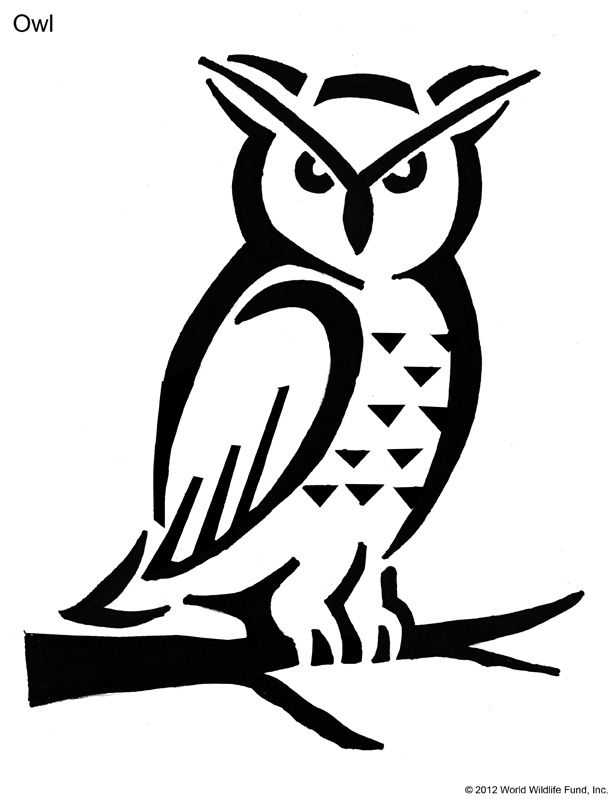 Free Printable Owl In Hollow