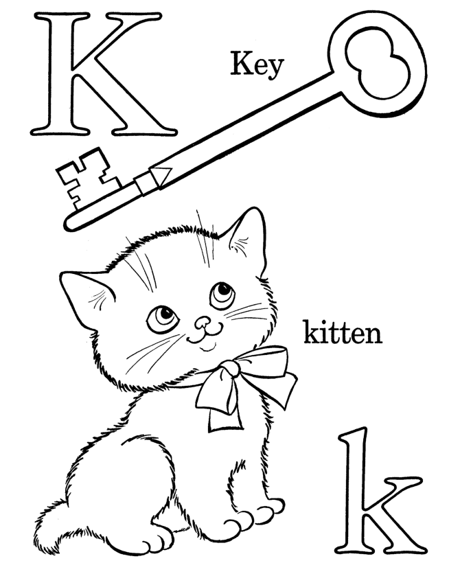 Free Letter K Coloring Page Download Free Letter K Coloring Page png