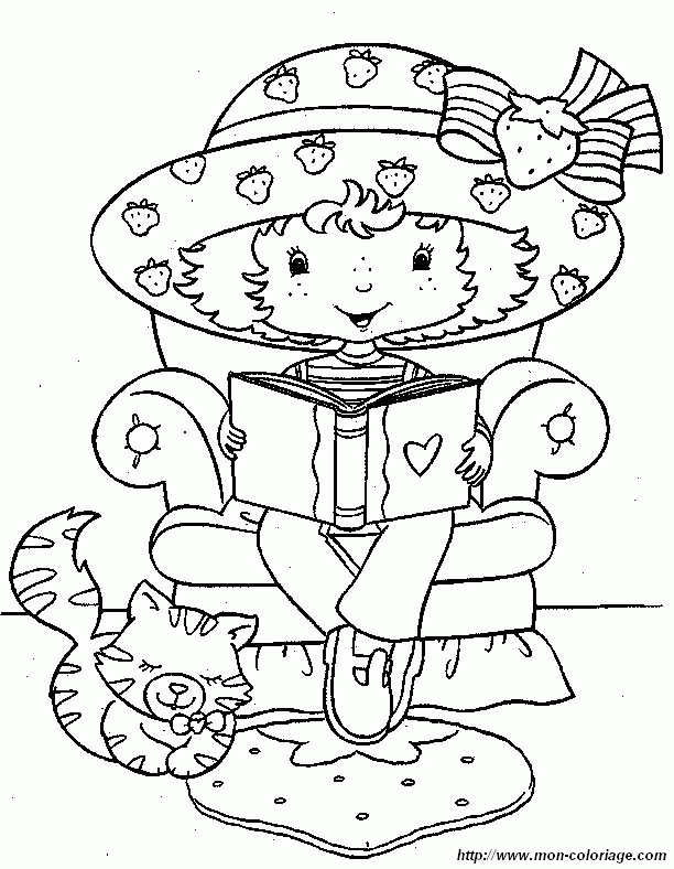 Vintage Strawberry Shortcake Coloring Pages
