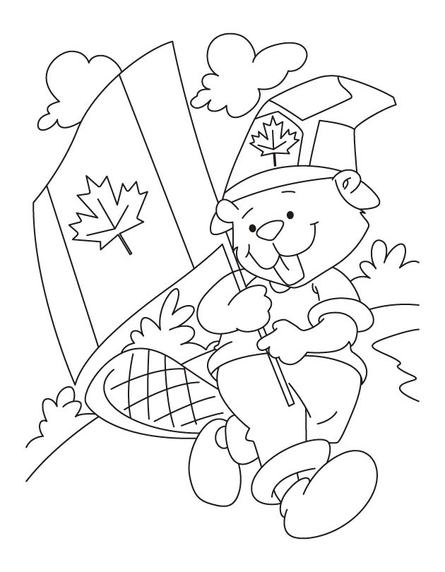 Canada, a beautiful countryside coloring pages | Download Free