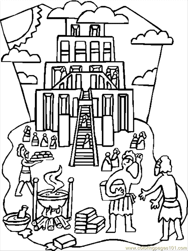 tower of babel clip art