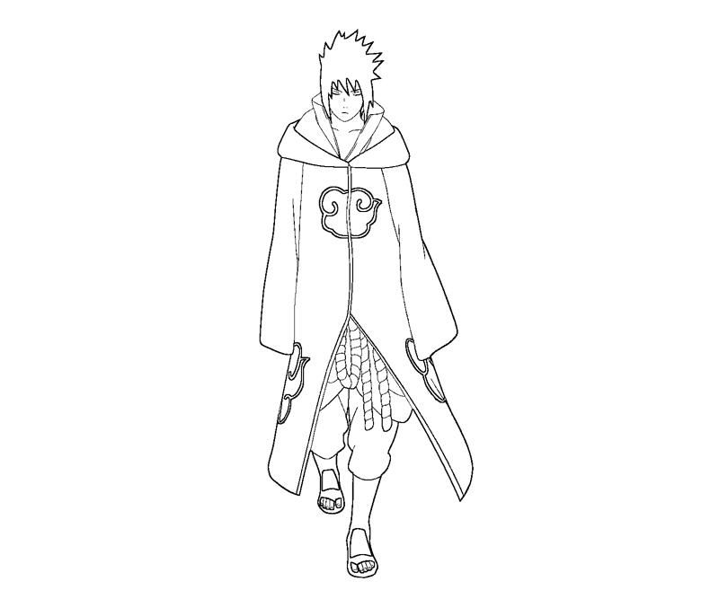 desenhos sasuke para colorir - Clip Art Library